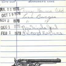 Heidi Pitre drawing in pen and ink and watercolor of a gun from gone with the wind for librarians and book lovers.